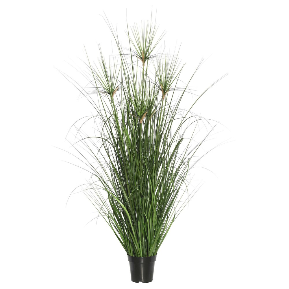 Photos - Garden & Outdoor Decoration Vickerman Artificial Brushed Grass in Pot   (24")