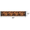 Big Dot of Happiness Tiger Print - Petite Jungle Party Paper Table Runner - 12 x 60 inches - 3 of 4