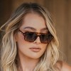 WMP Eyewear Womens Polarized Sleek Double Bridge Aviator Sunglasses - 4 of 4