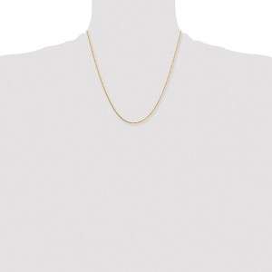 Chisel Stainless Steel Polished Yellow IP-plated 1.5mm 20" Box Chain Necklace - 1 of 4