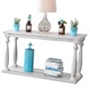 NicBex Rustic Antique Console Table,Entryway Table with Plank Style Tabletop and Column Turned Legs,Sofa Table for Living Room,Hallway,Entryway - 2 of 4