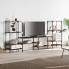 vidaXL TV Stand Smoked Oak 81.3 in.x11.2 in.x37.4 in. Engineered Wood - 4 of 4