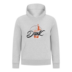 Everyday Kids Just Dunk It Basketball Pullover Hoodie – Slam Dunk Graphic Sweatshirt - 1 of 4