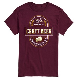 Men's - Instant Message - Dad's Brewing Co. Craft Beer Short Sleeve Graphic T-Shirt - 1 of 4