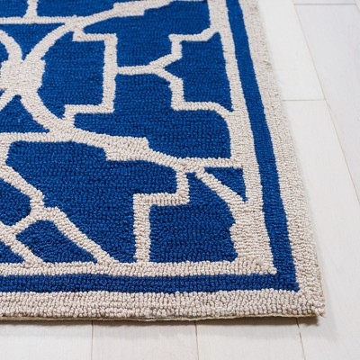 Ivory Floral Symphony Hand-Knotted Easy-Care Area Rug