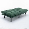 PAGED Convertible Folding Sofa Modern Sofa Bed with Adjustable Armrest and Backrest for Living Room, Apartment - 4 of 4
