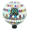 Very Cool Stuff Mosaic Glass Gazing Globe with Hanging Chain, Bling Multi-Shape Tile, 10in - 2 of 3