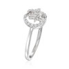RS Pure by Ross-Simons 0.10 ct. t.w. Diamond Moon and Star Ring in Sterling Silver - 2 of 4