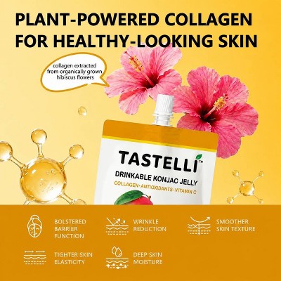 TASTELLI Konjac Jelly Mango Pineapple Pouches - 20.28 fl oz/4ct