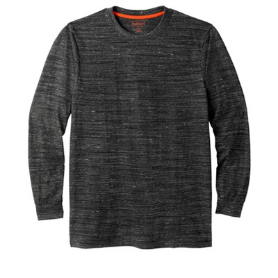 Boulder Creek by KingSize Men's Big & Tall Heavyweight Long-Sleeve No Pocket Crewneck Tee