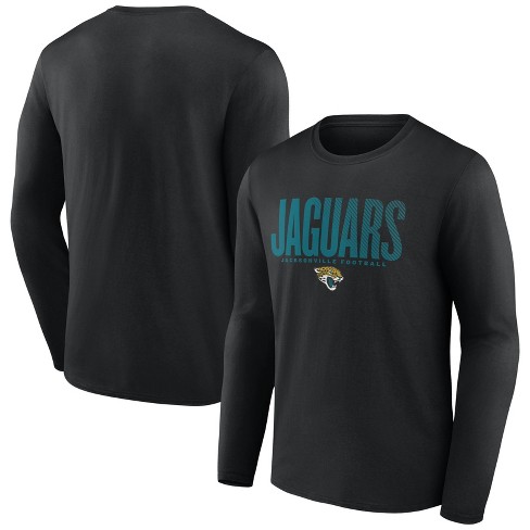 Nfl Jacksonville Jaguars Men's Transition Black Long Sleeve T