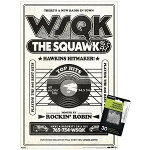 Trends International Netflix Stranger Things: Season 5 (2025) - WSQK The Squawk Unframed Wall Poster Prints - 1 of 4