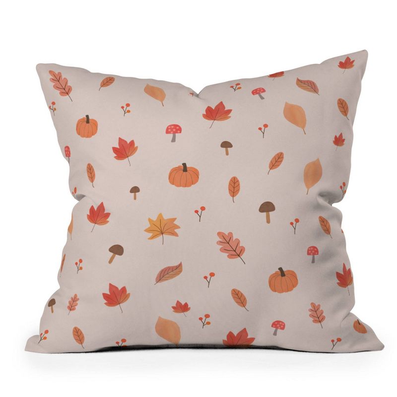 Hello Twiggs Happy Fall Square Throw Pillow - Deny Designs, 1 of 6