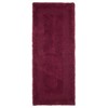 Cotton Bath Mat- Plush 100 Percent Cotton 24x60 Long Bathroom Runner- Reversible, Soft, Absorbent, Rug by Hastings Home (Burgundy) - 3 of 4