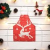Unique Bargains Christmas Aprons Linen Red Beige 21.65"x26.77" 1Pc - 2 of 4