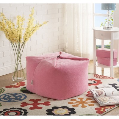 Loungie Magic Pouf 3-in-1 Microplush Ottoman, Bean Bag, Floor Pillow