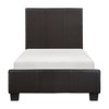 Twin Size Platform Bed with Upholstered Headboard for Bedroom - 2 of 4