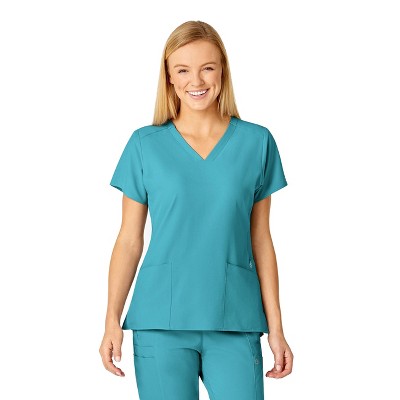 Wink W123 Women's Flex Back Stylized V-Neck Scrub Top