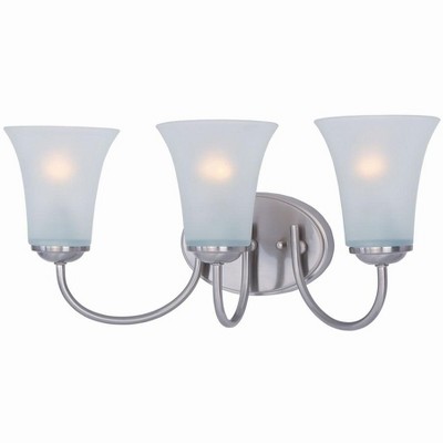 Maxim Lighting Logan 3 - Light Vanity in  Satin Nickel