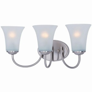 Maxim Lighting Logan 3 - Light Vanity in  Satin Nickel - 1 of 1