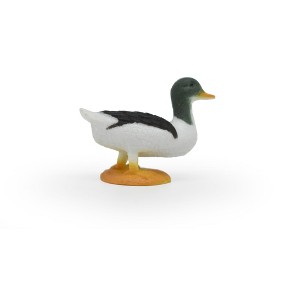 Collectible Wildlife Gifts | Duck, Mallard Toy, Very Nice Plastic Model, Hand Painted    1 1/2"    F1848 B238 - 1 of 4