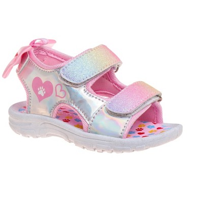 Petalia Girls' Toddler Floral Faux leather construction School Shoes