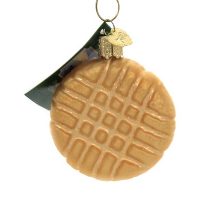 Old World Christmas 2.75" Peanut Butter Cookie Ornament Girl Scout Pastry  -  Tree Ornaments