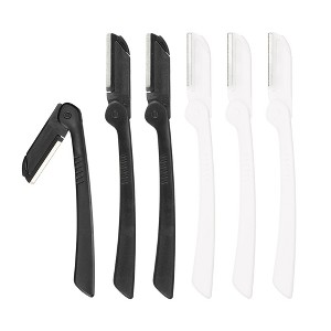 Unique Bargains Stainless Steel Eyebrow Razor 6Pcs - 1 of 4