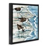 Stupell Industries Rockhampton Sandpipers Beach Ripples, 18" x 18" - 3 of 4