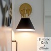Carrington Isle Flat Sconce Wall Light Fixture Luxe Gold /Matte Black - Hunter Fan - 4 of 4