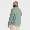 Men's Waffle-knit Henley Athletic Top - All In Motion™ Stone Xl : Target