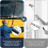 Telescopic Window Squeegee for Home, 2-in-1 Window Cleaning Kit, 12-51’’ Extendable Squeegee for Shower and Car - 3 of 4