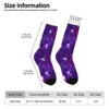 Colorful Astronomical Night Sky Women Printed Crew Socks Funny Funky Socks Soft Polyester Novelty Gifts for Artists Men - 2 of 4
