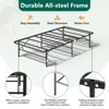 MAKE CHANGE Twin Size Foldable Metal Bed Frame 500lb Capacity Steel Slat Platform Foundation No Box Spring Needed - 4 of 4