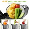 Kismile 200W Slow Juicer, 4.35" Wide Chute for Whole Fruits, 65dB Ultra-Quiet, 60 RPM, Stainless Steel Housing with Juice Cup & Pulp Container - 2 of 4