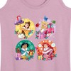 Women's - Disney - Princess Christmas Grid Graphic Racerback Tank - 2 of 4