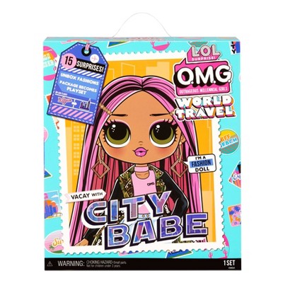 L.O.L. Surprise OMG Travel Doll- City Babe - Multicolor