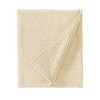 50"x60" Haley Chenille Faux Shearling Throw Blanket and 18"x18" Square Throw Pillow Set - Crescent & Starlight - 3 of 4