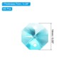 Unique Bargains Crystal Pendants Octagon Beads for DIY Lamp Arts Crafts Decoration 60 Pcs - 2 of 4