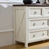 Sapphtopaz Drawer Dresser for Bedroom Farmhouse Wood Rustic Wide Chest of Drawers Storage Cabinet Closet Organizers and Storage for Hallway - 4 of 4