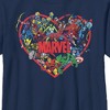 Boy's Marvel Heroes Unite Heart T-Shirt - 2 of 4