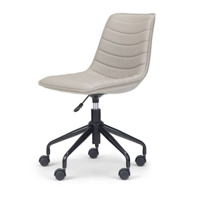 Kobie Swivel Office Chair Gray Taupe - WyndenHall