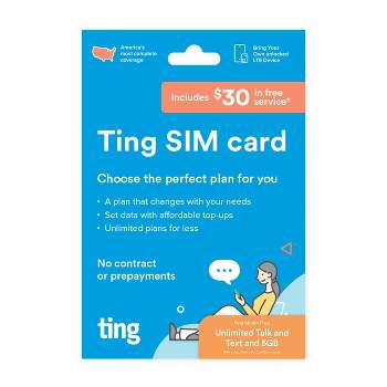 Ting SIM Kit with $30 Free Service