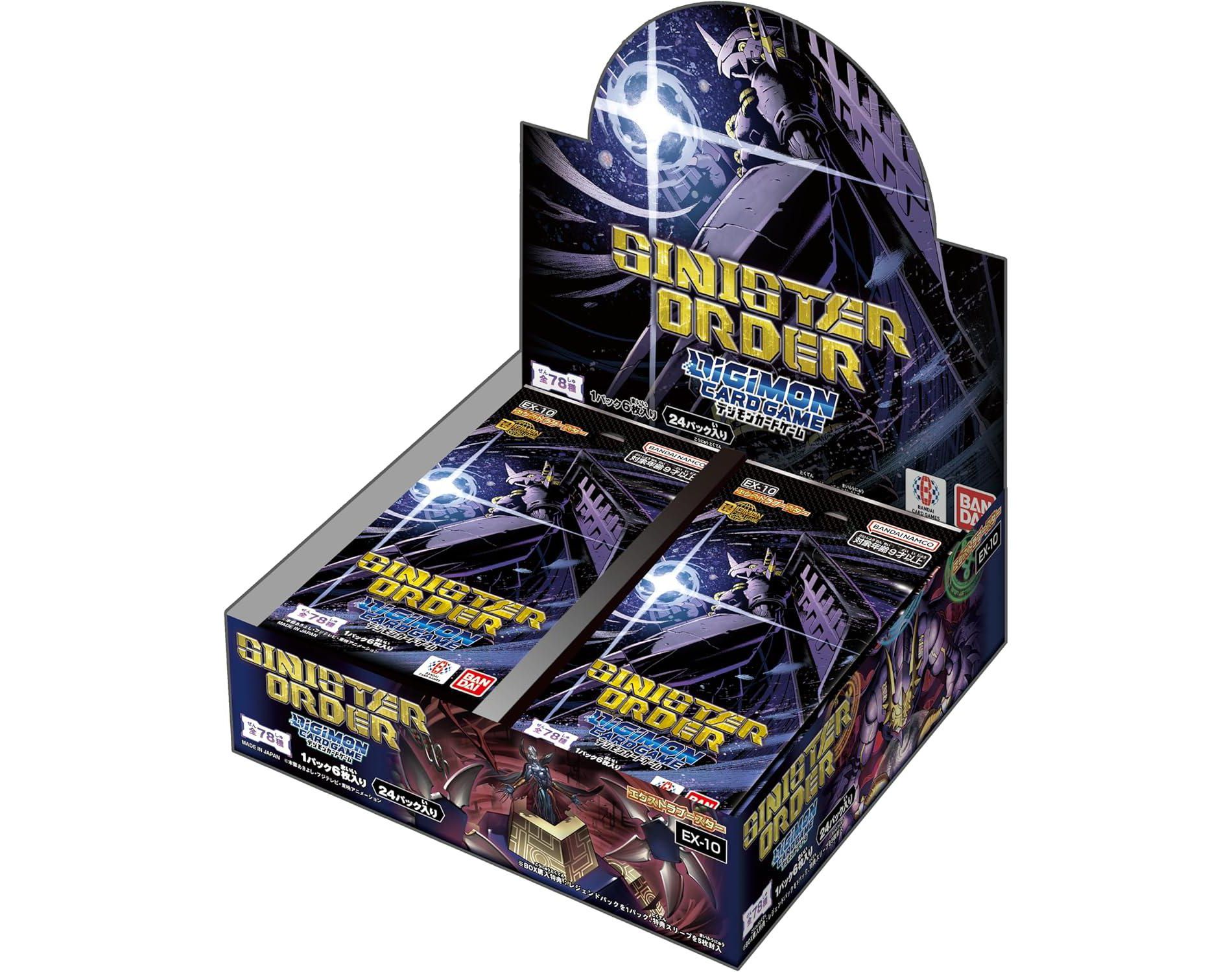 Bandai Digimon TCG Sinister Order Booster Box (EX-10) - 24 Packs