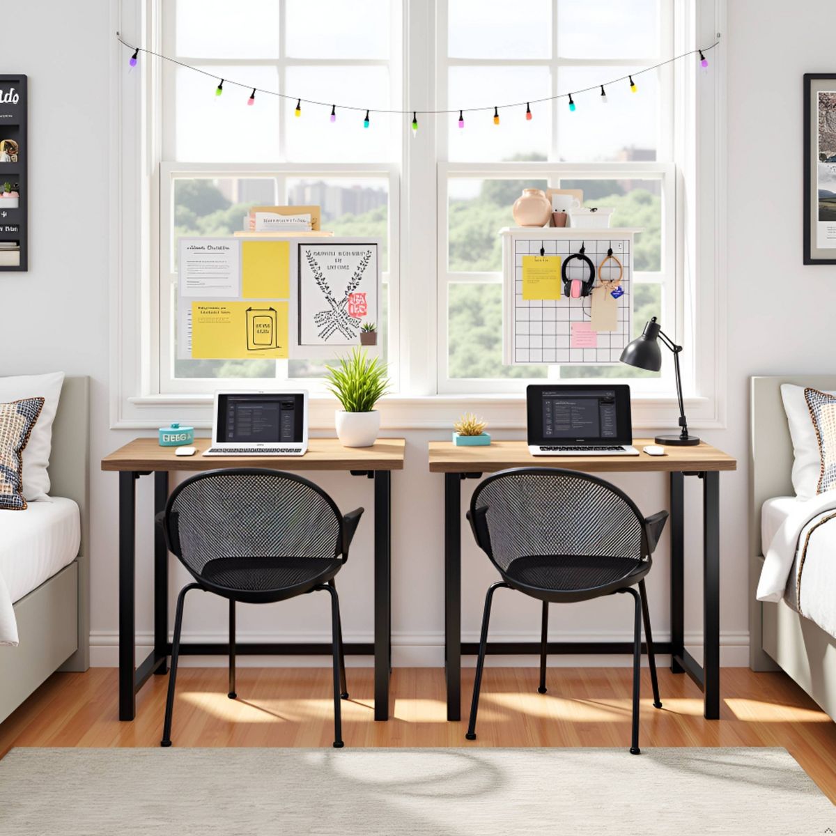 Pomona Metal and Solid Wood Desk - Alaterre Furniture - thumbnail 10