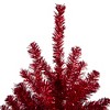 Northlight 4.5' Metallic Red Tinsel Artificial Christmas Tree - Unlit - 4 of 4