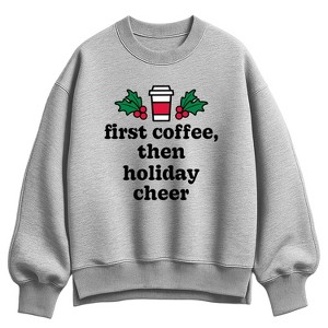 Women's - Instant Message - First Coffee Holiday Cheer - 1 of 2
