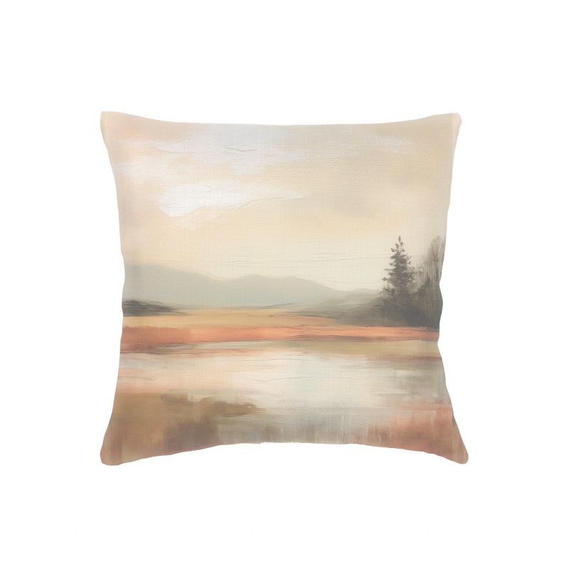 Cozy Cabin Linen Pillow 20x20 Down