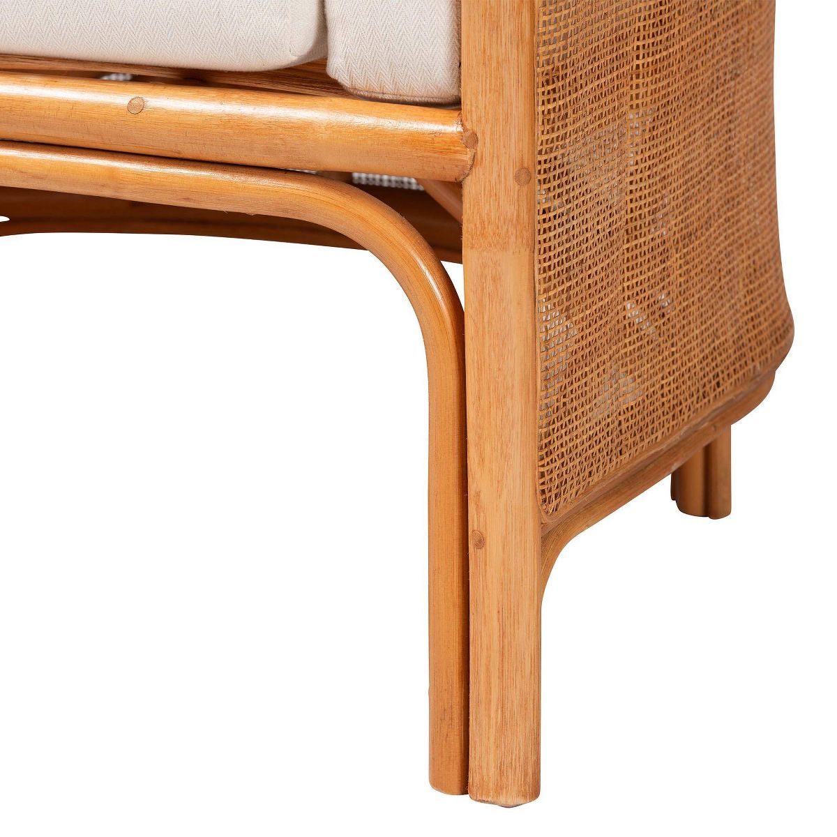 bali & pari Bandung Rattan Accent Chair Light Honey - thumbnail 5