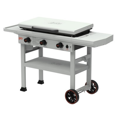 LoCo Cookers Classic “SmartTemp” Griddle, Outdoor Flat-Top Grill, Propane Gas Grill with Built-in Prep Areas and Utensil Pegs